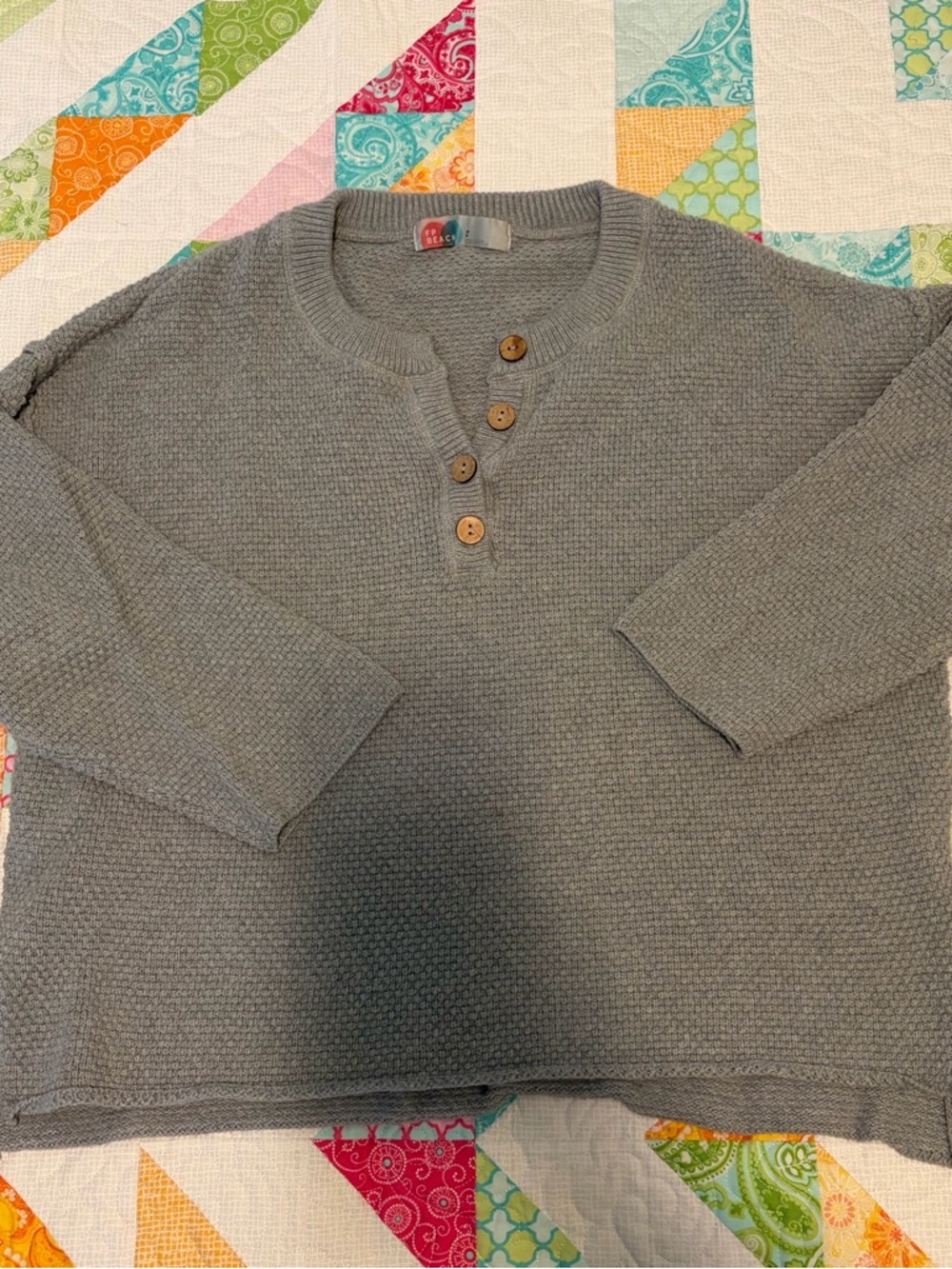Free People Light Heather Grey Hailee Sweater Set - Picture 2 of 12